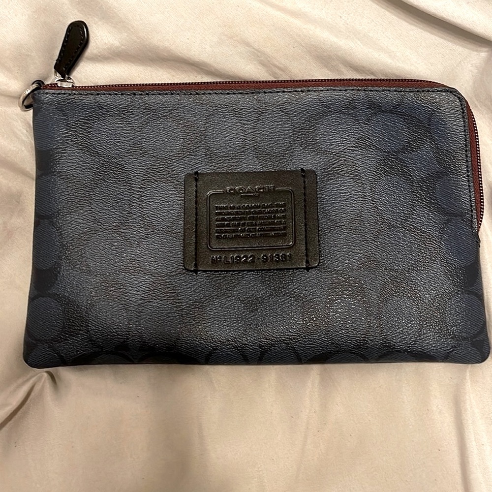 COACH signature mini clutch/ purse